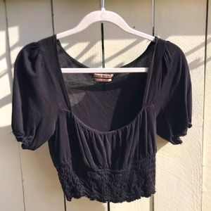 Urban Outfitters Black Crop Top